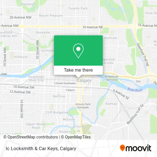 Ic Locksmith & Car Keys map