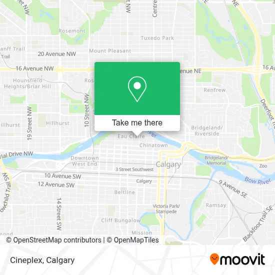 Cineplex map