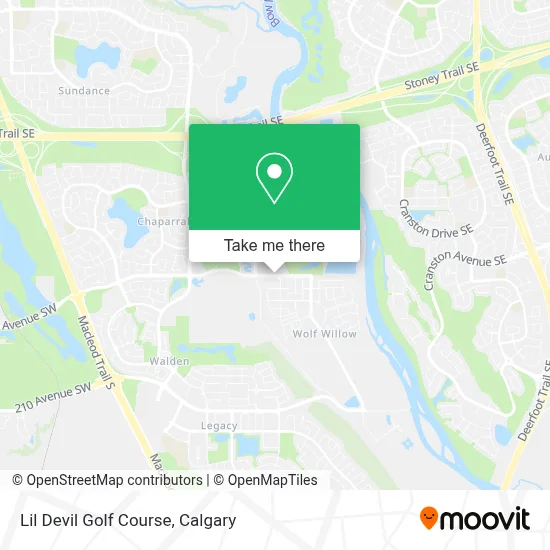 Lil Devil Golf Course map