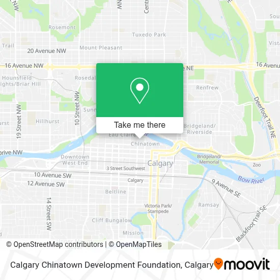 Calgary Chinatown Development Foundation map