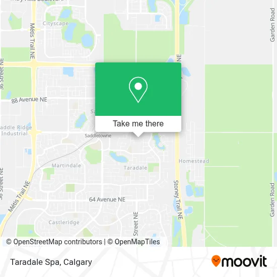 Taradale Spa map