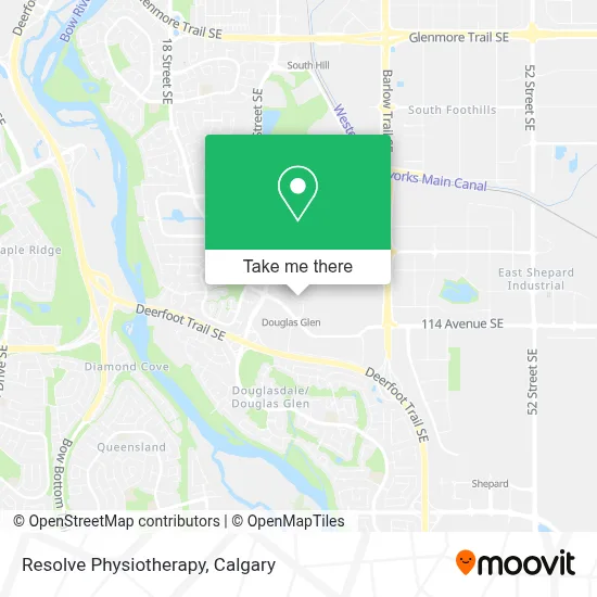 Resolve Physiotherapy map