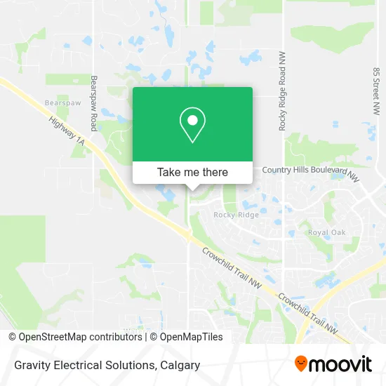 Gravity Electrical Solutions map