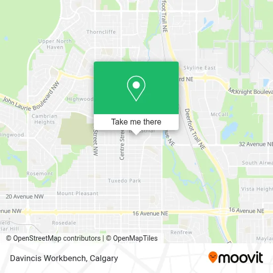 Davincis Workbench map