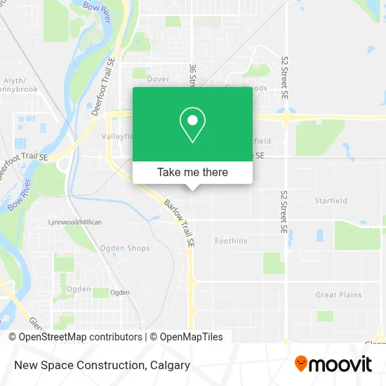 New Space Construction map