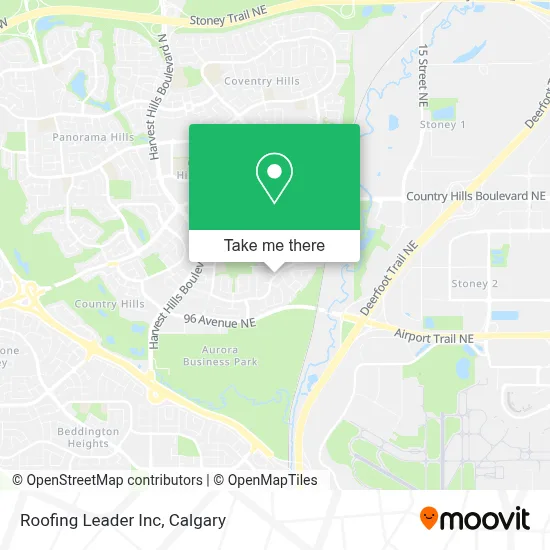 Roofing Leader Inc map