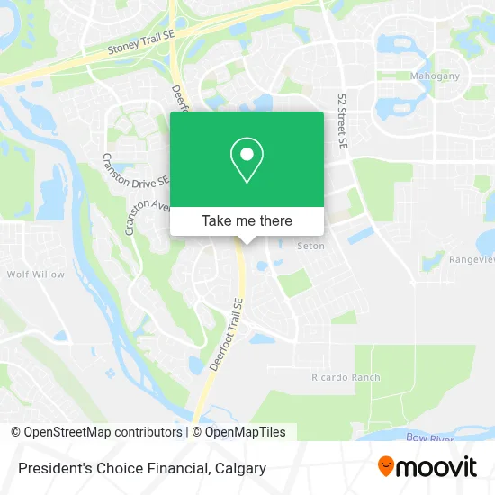 President's Choice Financial map