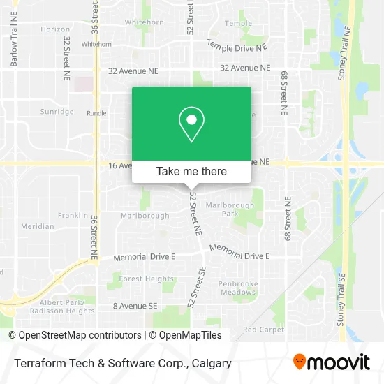 Terraform Tech & Software Corp. map