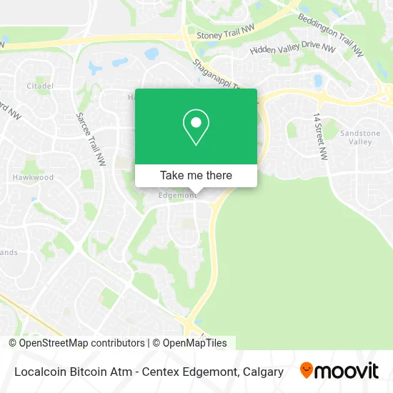 Localcoin Bitcoin Atm - Centex Edgemont map