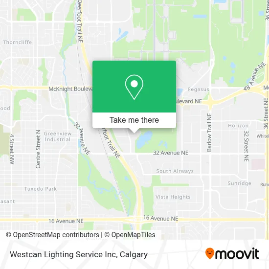 Westcan Lighting Service Inc map