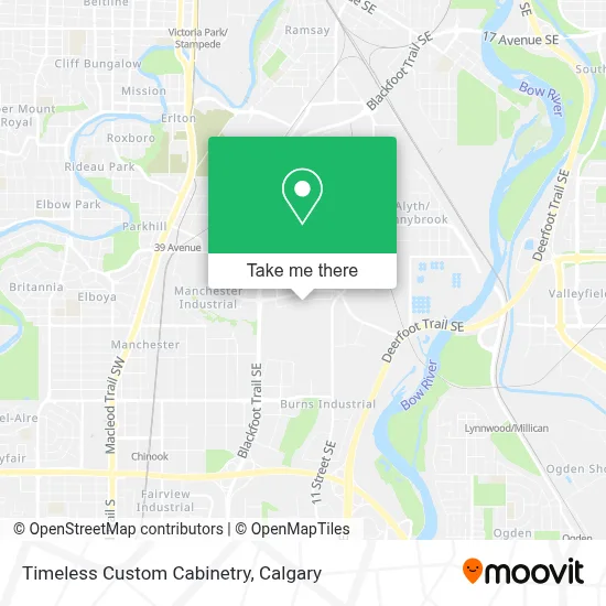 Timeless Custom Cabinetry map