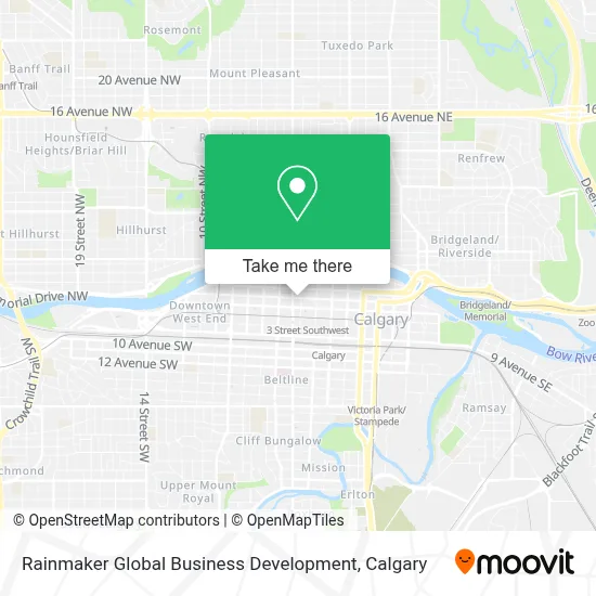 Rainmaker Global Business Development map