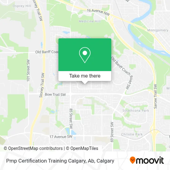 Pmp Certification Training Calgary, Ab map