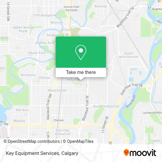 Key Equipment Services map