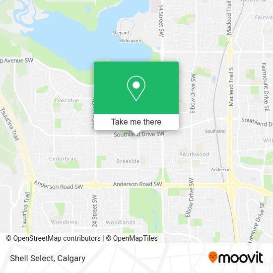Shell Select map