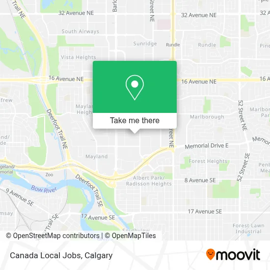 Canada Local Jobs map