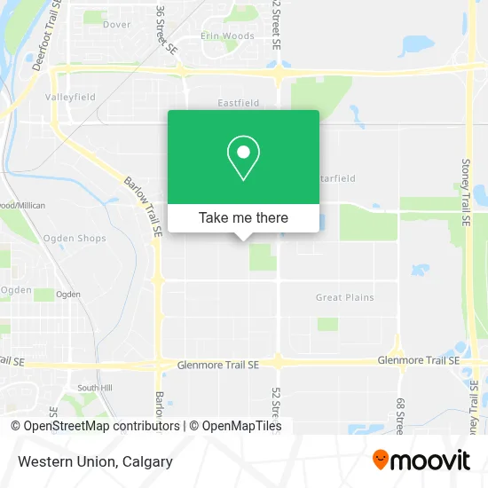 Western Union map