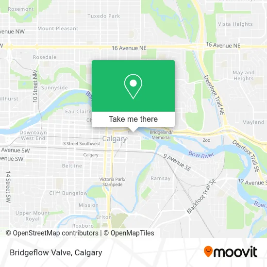 Bridgeflow Valve map