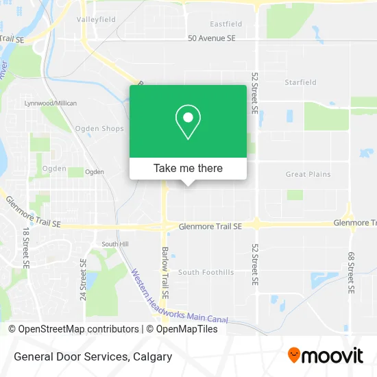 General Door Services map