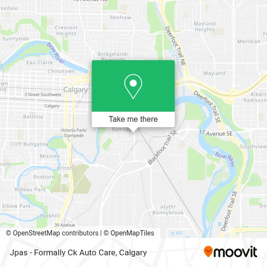 Jpas - Formally Ck Auto Care map