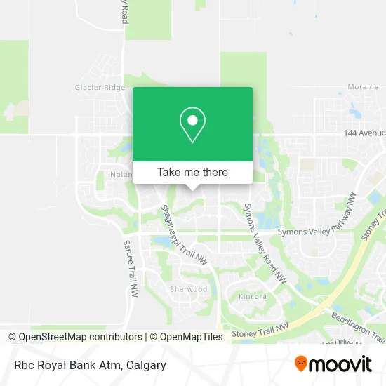 Rbc Royal Bank Atm map