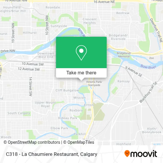 C318 - La Chaumiere Restaurant map