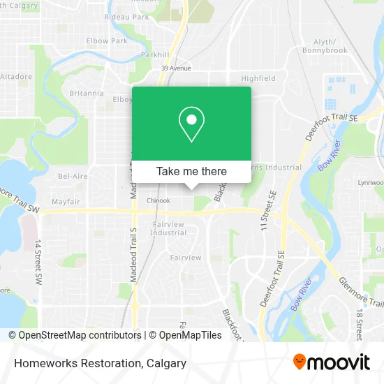 Homeworks Restoration map