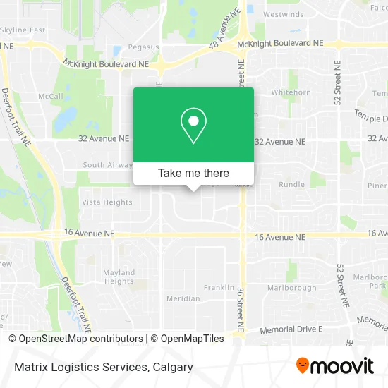 Matrix Logistics Services map