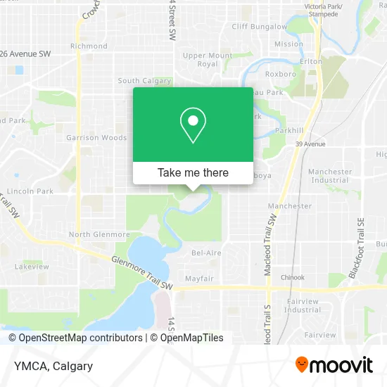 Ymca map