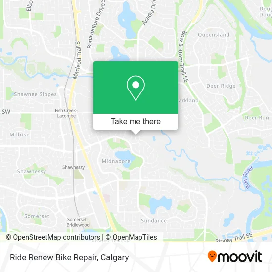 Ride Renew Bike Repair map