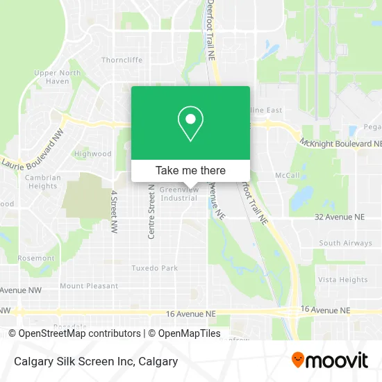 Calgary Silk Screen Inc map