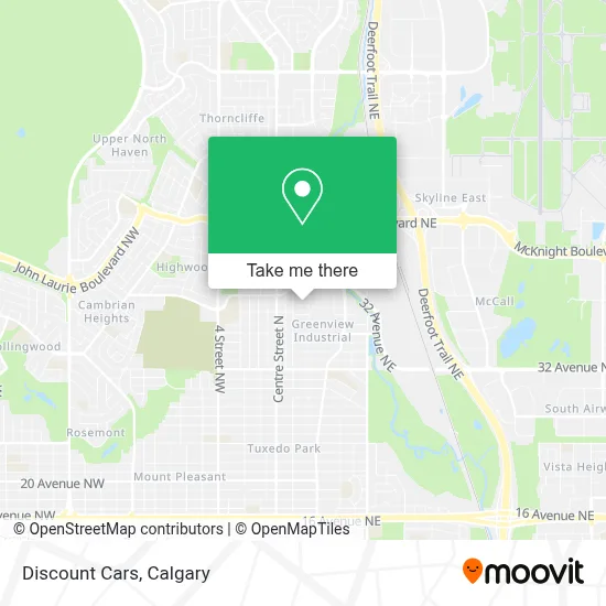 Discount Cars map
