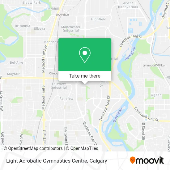 Light Acrobatic Gymnastics Centre map