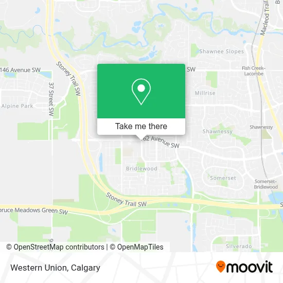 Western Union map