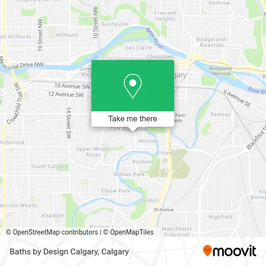 Baths by Design Calgary map