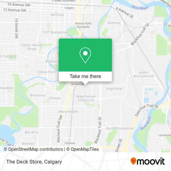The Deck Store map