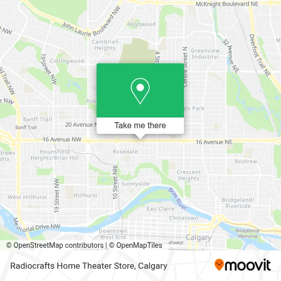Radiocrafts Home Theater Store map