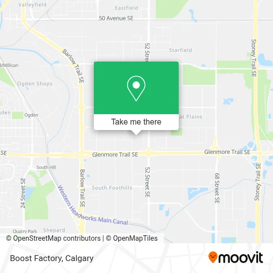 Boost Factory map