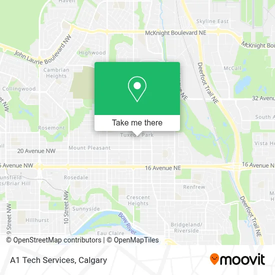 A1 Tech Services map