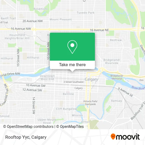 Rooftop Yyc map