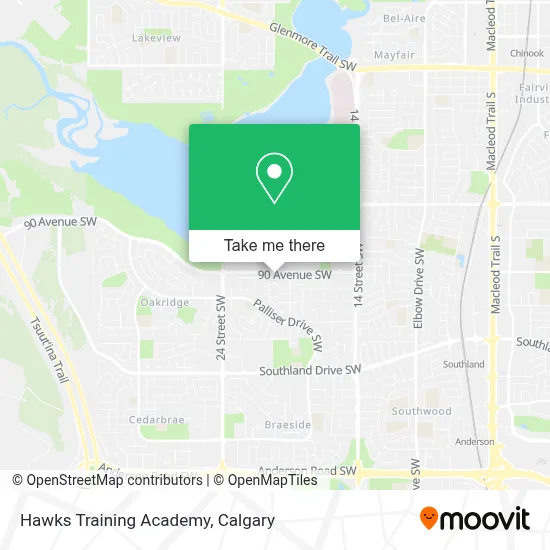 Hawks Training Academy map