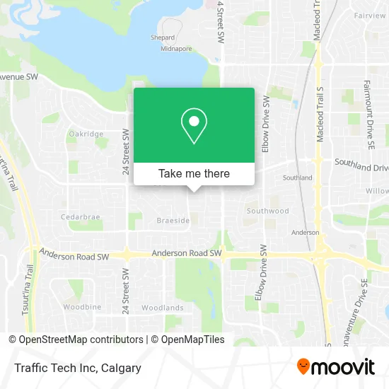 Traffic Tech Inc map