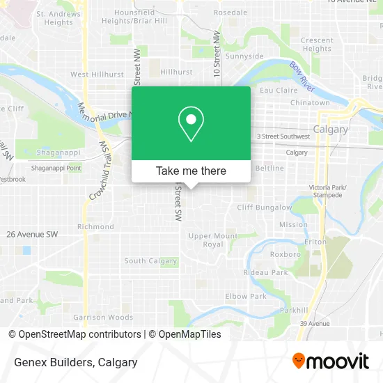 Genex Builders map