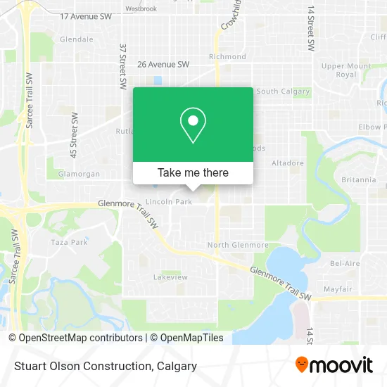 Stuart Olson Construction map
