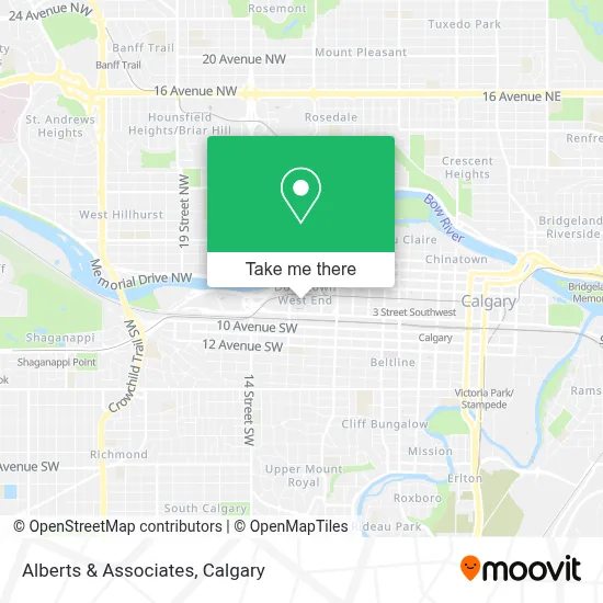 Alberts & Associates map