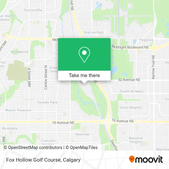 Fox Hollow Golf Course map