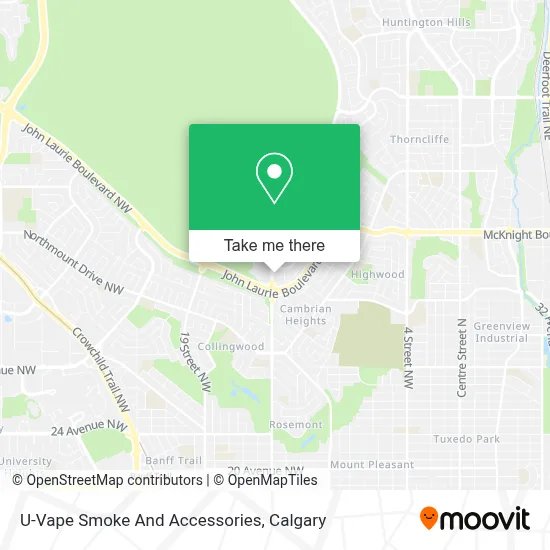 U-Vape Smoke And Accessories map