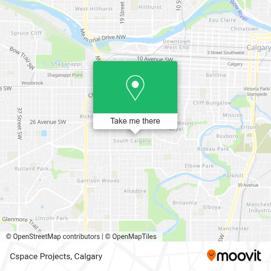 Cspace Projects map