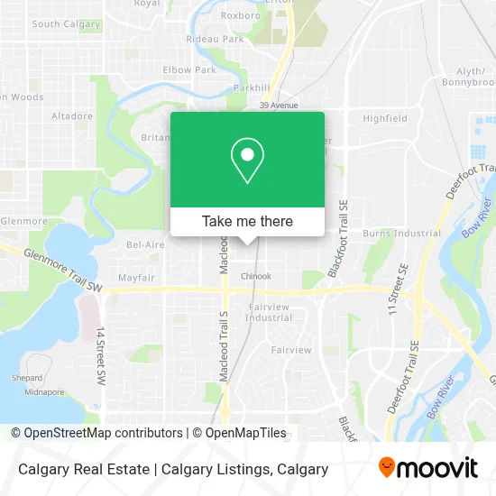 Calgary Real Estate | Calgary Listings map