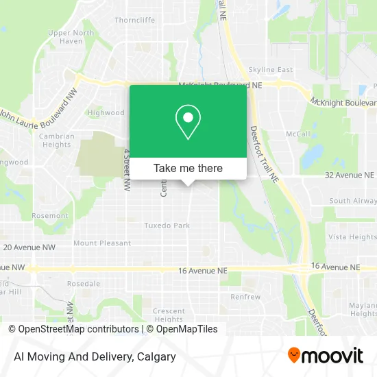 Al Moving And Delivery map
